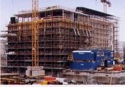 vue du coffrage extérieur